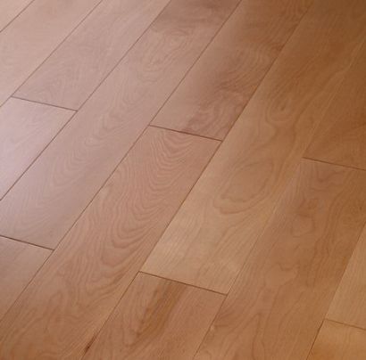 Maple wood flooring