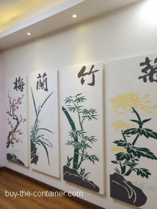 thousands graphic arts wall paint