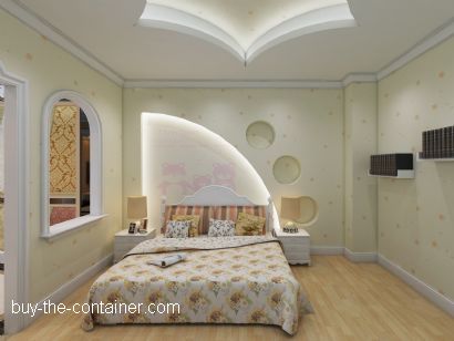 Flower pattern wall paint