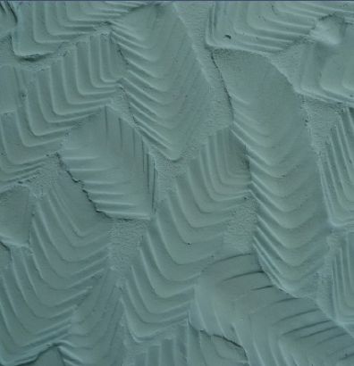 Embossed wall paint