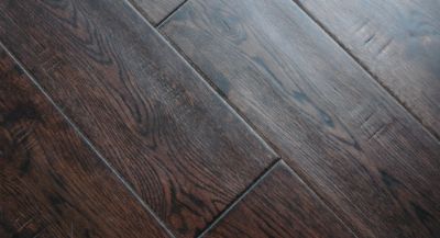 Oak brushed flooring