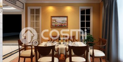 diatom mud wall texture-dining room