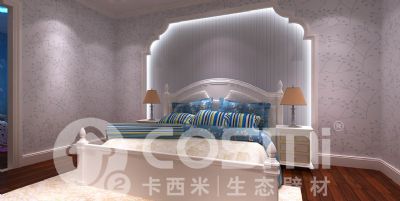 diatom mud texture paint - bed room