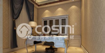 diatom mud silk paint - the study