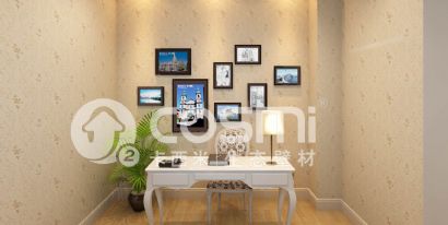 diatom mud silk paint - the study