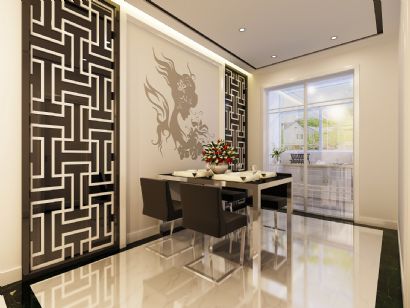 Diatom mud wall stikers-Chinese style