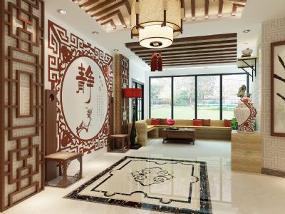 Diatom mud wall stikers-Chinese style