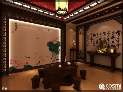 Lasting long diatom mud wall stikers