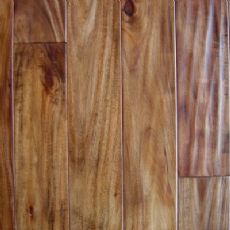 Handscraped acacia solid wood flooring