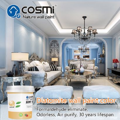 High quality wall paint color,diatom mud paint