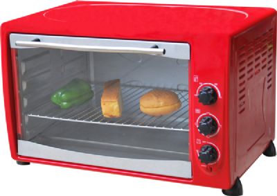 45L red color Toaster oven