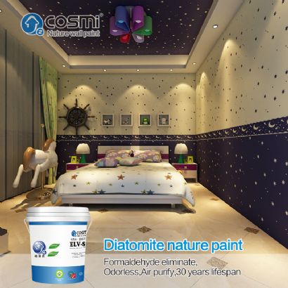 Kid's room eco-friendly wall paint