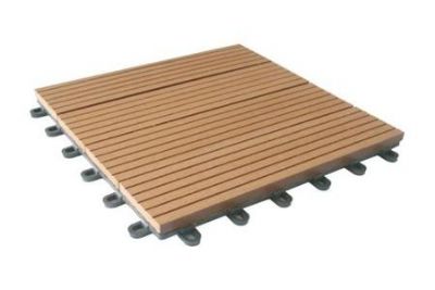 Wood decking outdoor floor