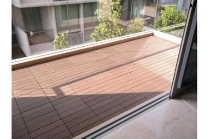 Solid outdoor decking
