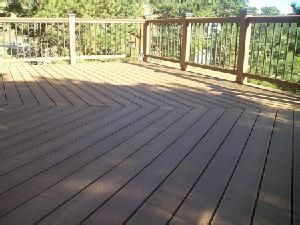 Exotic wood decking