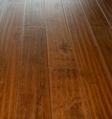 Distressed timber flooring