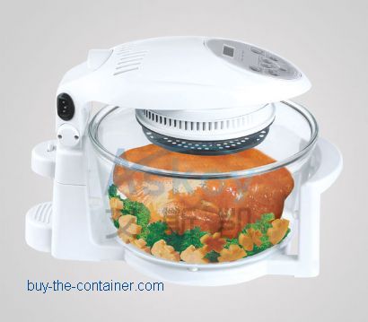 Hot sale multifunctional 12L halogen oven with extender ring