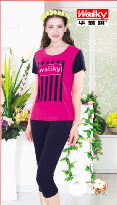 2016 summer women pajamas/homewear W-4382