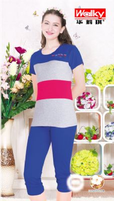 2016 summer women pajamas/homewear W-4385