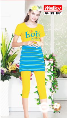 2016 summer women pajamas/homewear W-4391