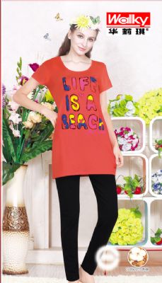 2016 summer women pajamas/homewear W-4392