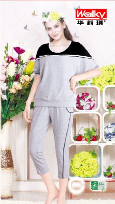 2016 summer women pajamas/homewear W-4393