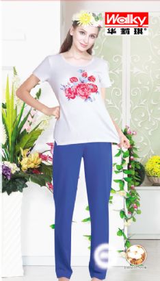 2016 summer women pajamas/homewear W-4399