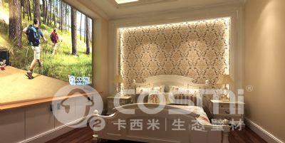diatom mud silk paint - bed room