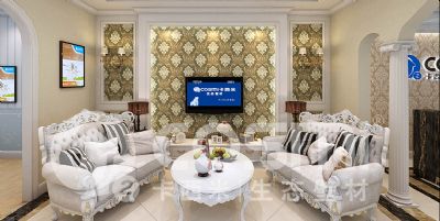 diatom mud silk paint   - drawing room