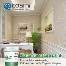 Environmental friendly diatom wall paint texture